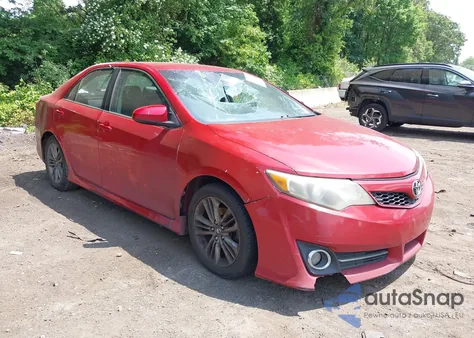 2013 Toyota Camry Se from USA, damaged, VIN 4T1BF1FK6DU692331